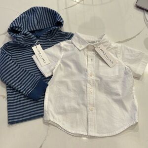 Janie and Jack Boys Shirt Shirts Size 12-18 Months NWT